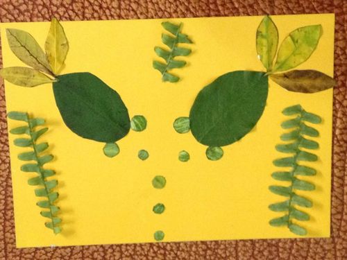 [转载]2013国庆节树叶画作品展示(一年级一班 班主任