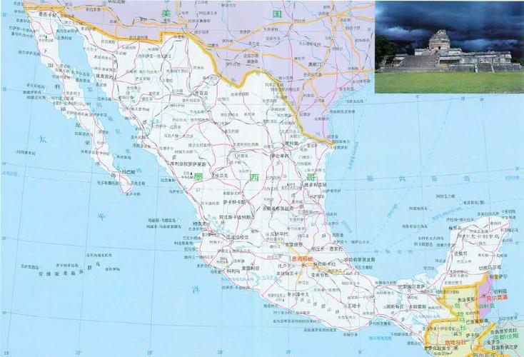 东部, 西里西亚州全部, 勃兰登堡州部分地区以及 德国地图 墨西哥地图