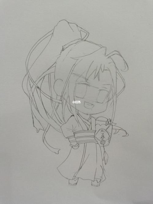 q版魏无羡_绘画_文化_绘画