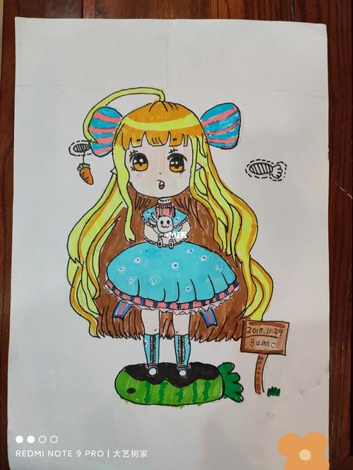 二年级小朋友的漫画作品_漫画_大艺树家美术培训中心攻略_兴趣爱好