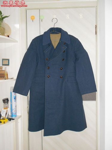全薪65式海军灰军官舰艇呢子大衣,3号-退役老军品--.