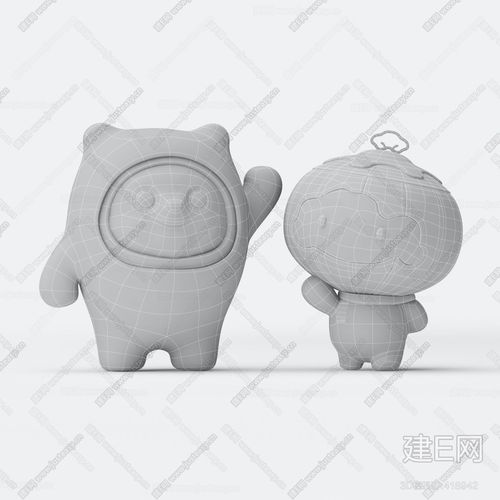 北京冬奥会吉祥物冰墩墩玩偶[模型id:418942]