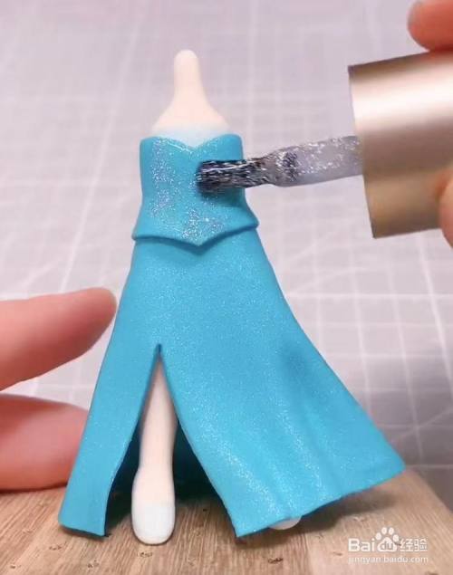 超轻粘土艾莎公主图解