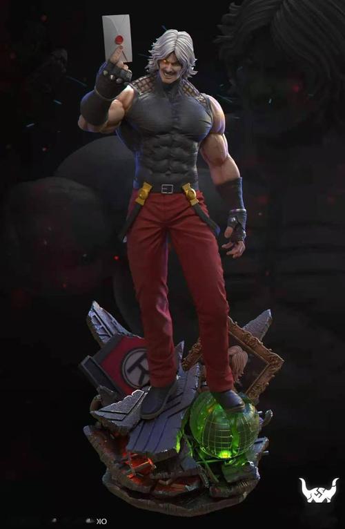 【资讯】9tgk 拳皇 卢卡尔 gk限量雕像手办