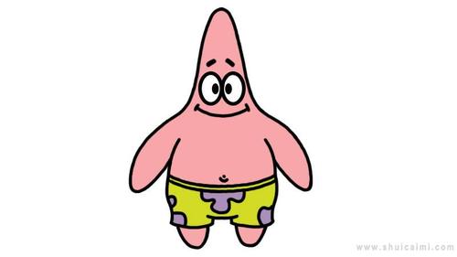 派大星简笔画怎么画派大星简笔画简单又好看