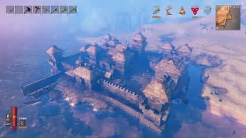 【valheim:英灵神殿】维京猛男在线盖房:70小时一座城堡
