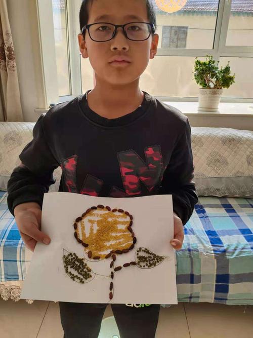 6.3班 走进谷物粘贴画,让艺术生活化