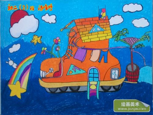 小学生儿童科技幻想图片集