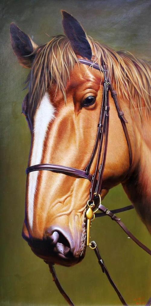 油画如何入门?教你画只马头,基础技法全学会