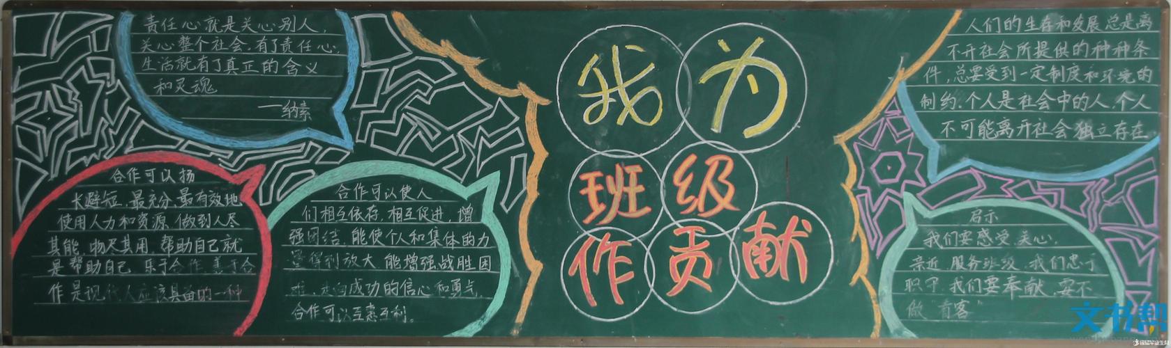 班级板报的设计图案大全