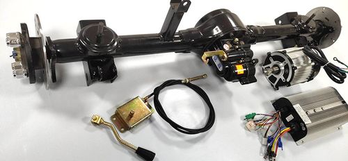 小功率碟刹变档悬挂后桥大功率电动三轮车刹车一体后桥配件