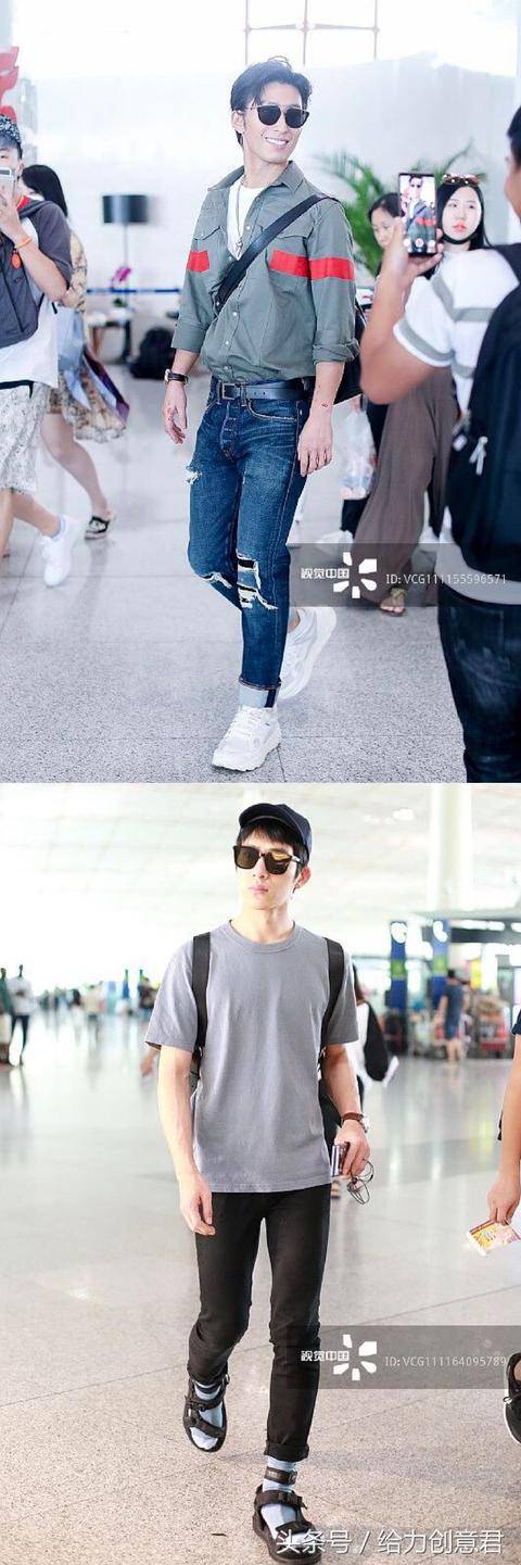 比例很神奇,娱乐圈男明星183cm身高,全身图比例如何一