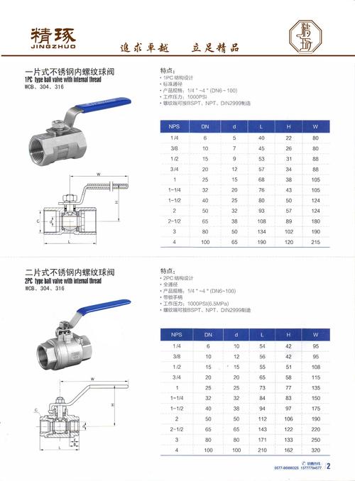 一片式球阀 不锈钢球阀 片式球阀 丝扣球阀 螺纹球阀