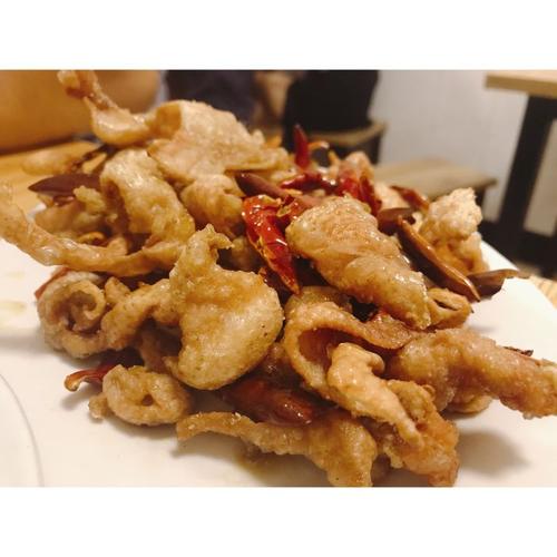 麻辣鸡皮