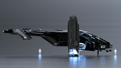 科幻运输直升机