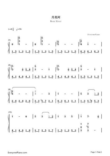 forriver简谱完整版