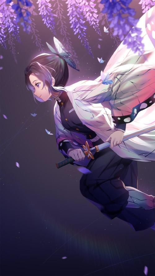鬼灭之刃蝴蝶忍动漫壁纸 蝴蝶忍竖屏壁纸合集