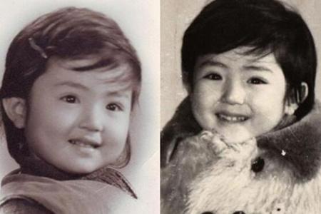 刘诗诗童年旧照曝光 昔日青涩照堪称小仙女