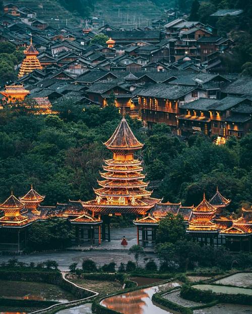 肇兴侗寨,黎平县,贵州!