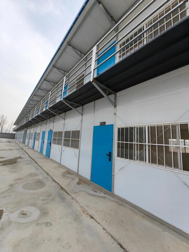 施工现场实拍 全新工人宿舍