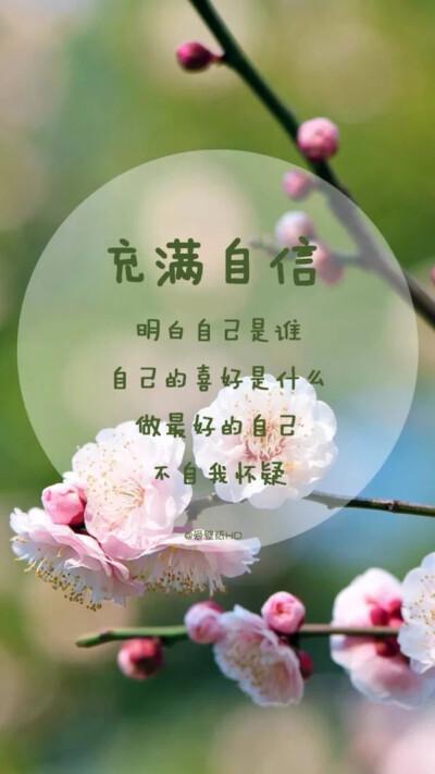充满自信