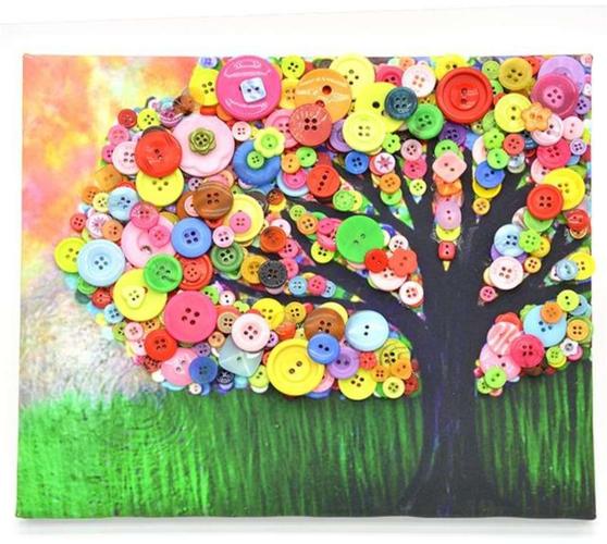 不仅仅是衣服的装饰品,在手工中,它更是一种特殊的艺术品