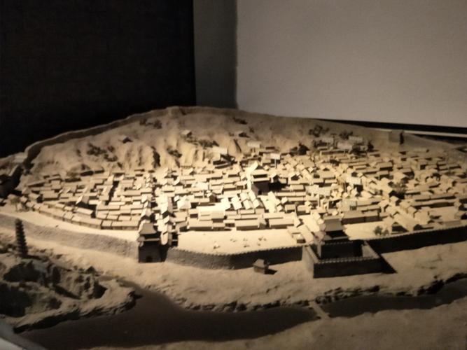 延安抗战时期地图沙盘