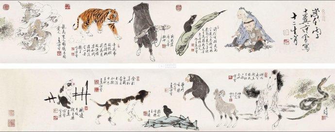 转载范曾先生的十二生肖作品展示组图10幅