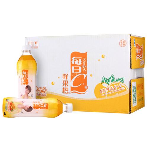 (内环内满百包邮)康师傅 每日c 橙汁饮料450ml*15瓶 新鲜动力