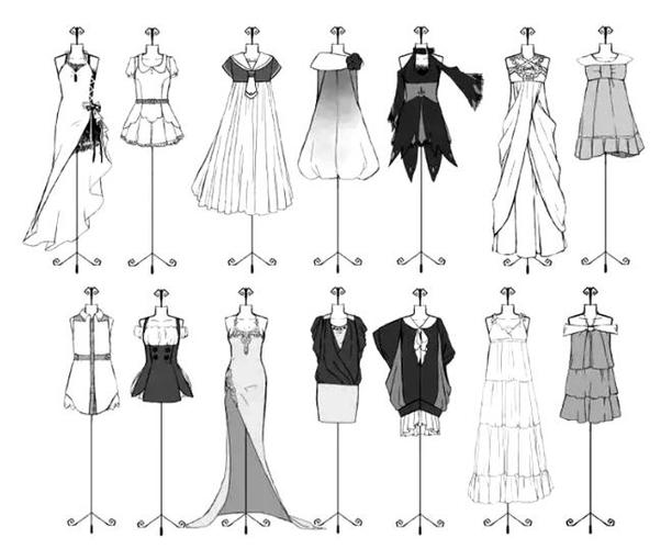 二次元小裙子の画法!教你轻松画出动漫中的各式裙子!