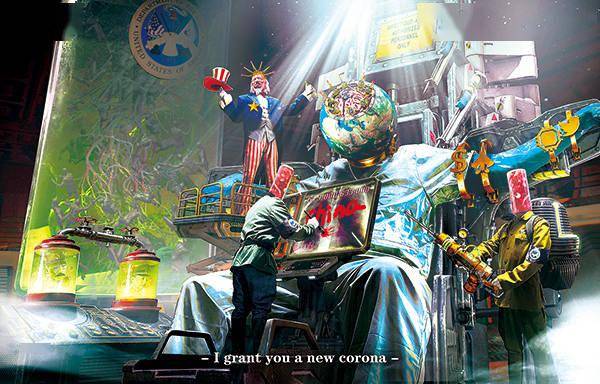 近日,中国青年插画师乌合麒麟在社交媒体上发布了新作《神明改造》