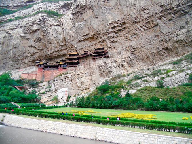 山西悬空寺风光