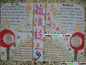 和义乌拨浪鼓有关的手抄报手抄报图片大全