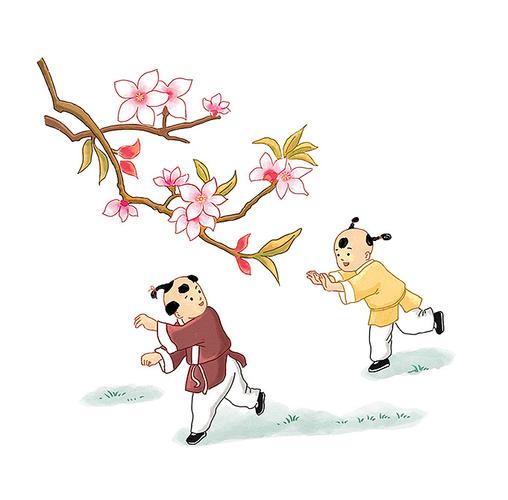 古代小孩嬉戏图