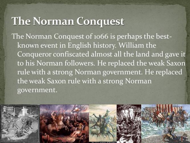 the norman conquest brought the influence to britishppt