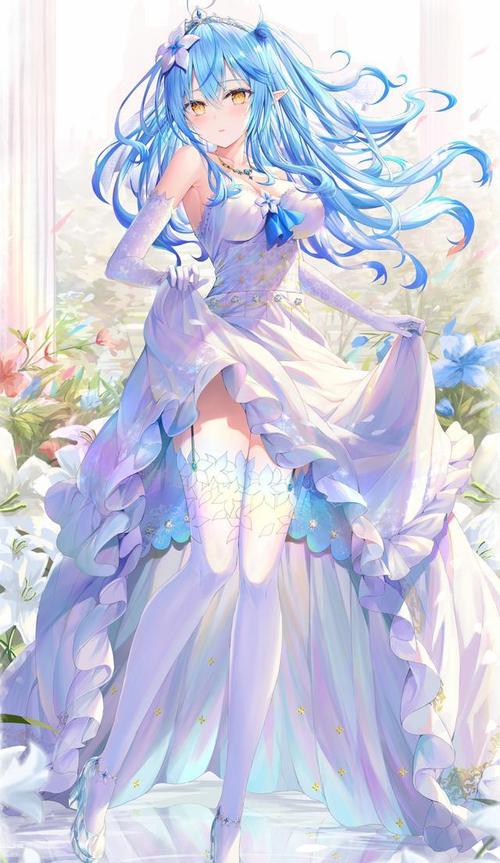 动漫美图16张穿婚纱的新娘你最想娶谁做老婆