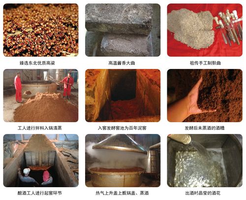以东北优质高粱为酿酒原料,采用清蒸混烧,续法配料,传统老五甑的操作