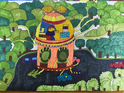 【国昌科幻画】第一期——《植物能源机》优秀作品展