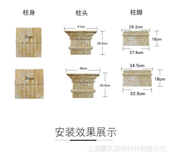 上海欧式罗马柱电视墙装饰边框石塑仿大理石客厅瓷砖背景现代简约