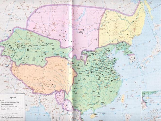 西汉地图