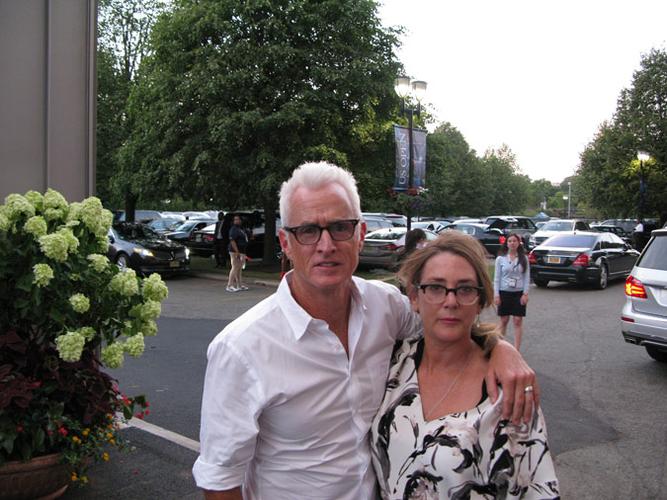 actor john slattery with wife talia balsam