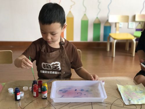 水印拓画来了——幼儿创意涂鸦