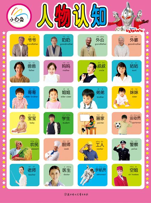 婴幼儿童早教益智挂图宝宝启蒙认知识字挂图双面20张正版婴儿挂图