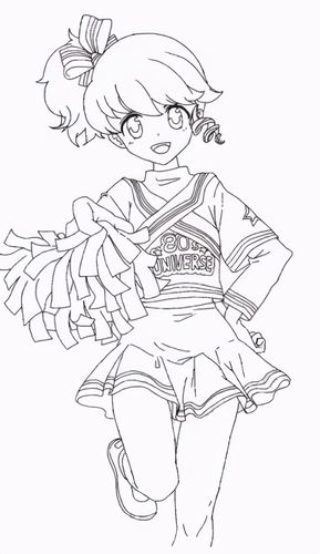 动漫啦啦队少女怎么画动漫啦啦队少女画法教程