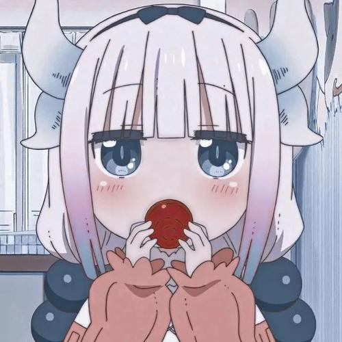 小林家的龙女仆 康娜卡姆依/神奈 呆萌可爱 二次元无水印动漫头像