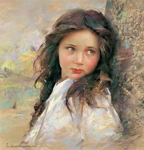 伊朗画家贾瓦德·索莱曼普人物油画作品欣赏