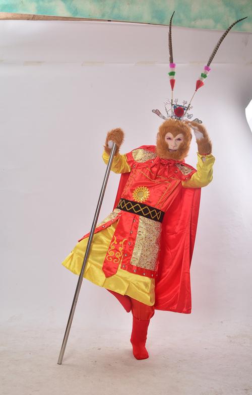 齐天大圣孙悟空服装儿童演出服美猴王西游记衣服表演服道具全套男