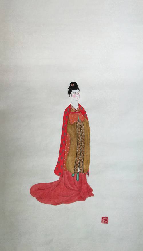 唐朝长孙皇后画像