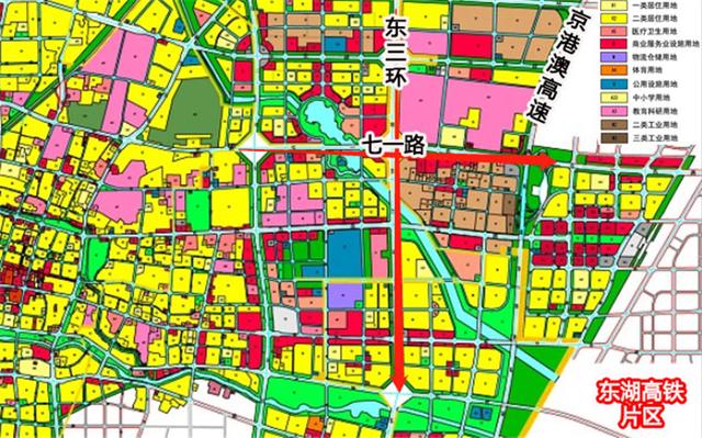 保定主城区重点区域用地布局规划变动(图)