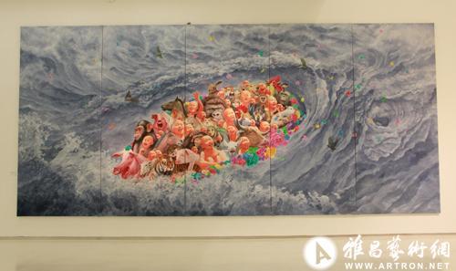 从符号到解析 方力钧最新力作抢先看_画廊新闻_雅昌